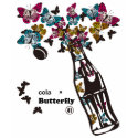 cola×Butterfly t-shirts