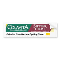 Colavita New Mexico Cycling Team bumper stickers by jverheul Colavita New Mexico Cycling Team bumper stickers