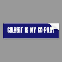 COLBERT IS MY CO-PILOT bumper stickers