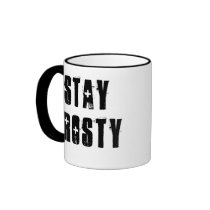 Colbert Says ~ Stay Frosty Coffee Mugs