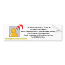 COLCHESTER BUSINESS SUPPORT NETWORKING GROUP. bumper stickers by suzannebunn COLCHESTER BUSINESS SUPPORT NETWORKING GROUP. bumper stickers