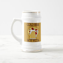 Cold Beer Hot Pizza mugs