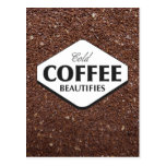 Cold Coffee Beautifies Postcard 3