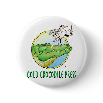 Cold Crocodile Press Logo buttons by aaronlopresti Cold Crocodile Press Logo buttons