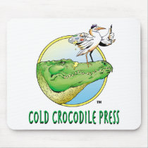 Cold Crocodile Press Logo mousepads by aaronlopresti Cold Crocodile Press Logo mousepads