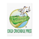 Cold Crocodile Press Logo postcards