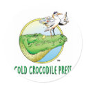 Cold Crocodile Press Logo stickers