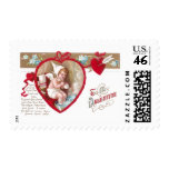 Cold Cupid Takes Hot Foot Bath postage