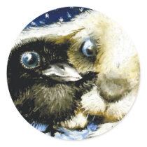 Cold December night Sticker