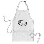 cold fish. apron