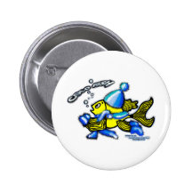 Cold Fish Pinback Button