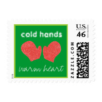 "Cold Hands, Warm Heart" Holiday Stamp