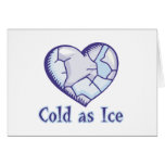 cold ice heart cards
