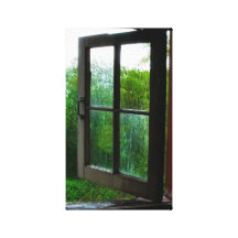 Cold Rainy Day Canvas Print