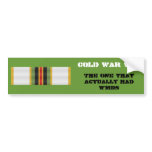 Cold War Vet Bumper Sticker- 2nd Type