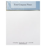 Cold Wind in Blue Scroll letterhead