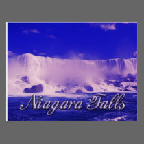 Cold Winter Mist at Niagara Falls postcards