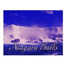 Cold Winter Mist at Niagara Falls Post Card