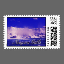 Cold Winter Mist at Niagara Falls postage