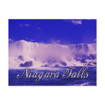 Cold Winter Mist at Niagara Falls Post Card