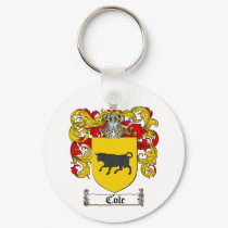 COLE FAMILY CREST -  COLE COAT OF ARMS keychains