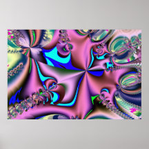 Cólera - poster del arte del fractal