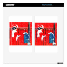 Coles Phillip's Victorian Christmas Kindle Fire Skins