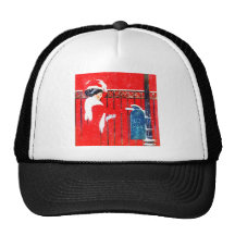 Coles Phillip's Victorian Christmas Trucker Hats
