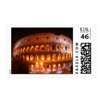 Colesseum at Night postage by Barnabas7 Colesseum at Night postage