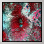 Colima Volcano Mexico Print