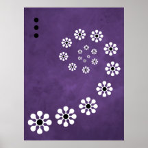 Colimacon Purple Poster