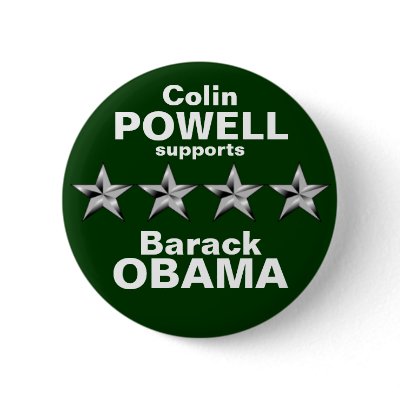 Colin Powell Button by PraiseProducts