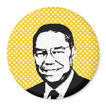 Colin Powell Fridge Magnet