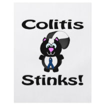 Colitis Stinks Skunk Awareness Design Custom Flyer