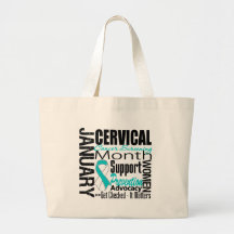 Collage - Cervical Cancer Screening Month Bags