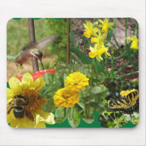 Collage of Nature in Flight mousepads