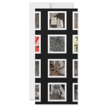 Collage of Old Things Rack Card Template