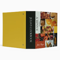 Collage of photos - recipe binder binders