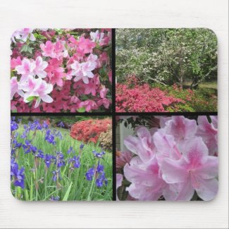 Collage of Spring Flowers Mousepad mousepad
