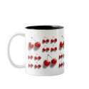 collage with cherries mugs by KLaima collage with cherries mugs