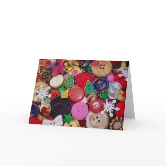 Collage with Christmas Tree Buttons card
