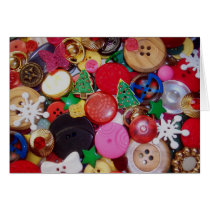 Collage with Christmas Tree Buttons cards