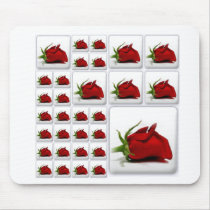 Collage with Red Rose mousepads
