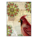 Collaged Old Letters and Postcards with Bird by angelandspot Collaged Old Letters and Postcards with Bird