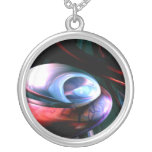 Collar abstracto de los mundos extranjeros