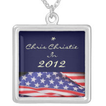 Collar de plata de CHRISTIE 2012 de CHRIS (cuadrad