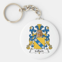 Collard Family Crest Key Chains