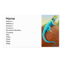 Collared Lizard Profile Card Business Card Templates