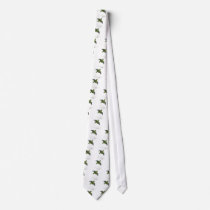 Collared Parrakeet by Edward Lear Custom Tie