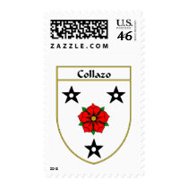 Collazo Coat of Arms/Family Crest postage by NameGame Collazo Coat of Arms/Family Crest postage